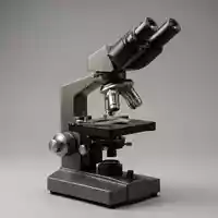Fotorealistische Studioaufnahme von Mikroskop zum Thema Thermo Fisher Mikroskop, ISIN US8835561023, klare Lichtfuehrung - Foto: THN