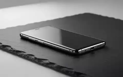 Ein hochwertiges Smartphone auf einer dunklen Schieferoberfläche in einem modernen, professionell beleuchteten Studio. - Foto: über boerse-global.de