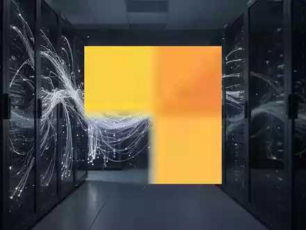 Abstrakte Darstellung von Dateninfrastruktur und Lichtleitern in einem dunklen, professionellen Geschäftsumfeld. - Foto: über boerse-global.de
