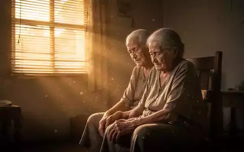 Eine erschöpfte Person sitzt in einem abgedunkelten Raum während einer Hitzewelle, beleuchtet durch einfallendes Sonnenlicht. - Foto: über boerse-global.de
