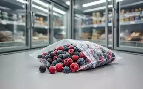 Eine Nahaufnahme von gefrorenen Beerenmischungen auf einer neutralen Unterlage in einer hellen, sterilen Umgebung. - Foto: über boerse-global.de