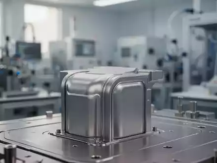 Nahaufnahme einer modernen Lithium-Ionen-Batteriezelle in einer hochmodernen Laborumgebung. - Foto: über boerse-global.de
