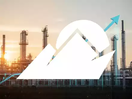 Abstrakte Darstellung von Wachstum und Aufwärtsdynamik im Energiesektor mit moderner Infrastruktur bei goldenem Licht. - Foto: über boerse-global.de