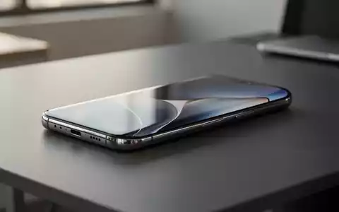 Ein modernes Flaggschiff-Smartphone auf einem minimalistischen Schreibtisch in einer professionellen Büroumgebung. - Foto: über boerse-global.de