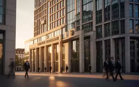 Die Zentrale der Deutschen Bundesbank bei Sonnenuntergang in Frankfurt am Main. - Foto: über boerse-global.de