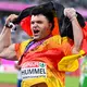 Merlin Hummel jubelte über Silber. - Bild: Sven Hoppe/dpa