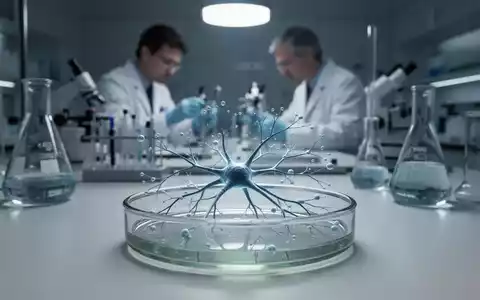 Ein wissenschaftliches Labor, in dem ein Modell eines neuronalen Netzwerks in einer Petrischale untersucht wird. - Foto: über boerse-global.de