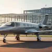 Modernes Forschungsflugzeug auf dem Rollfeld eines Flugplatzes vor einem zeitgenössischen Technologiegebäude. - Foto: über boerse-global.de