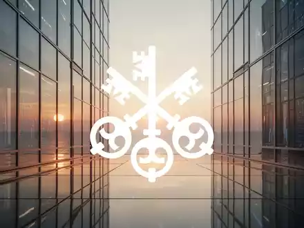 Abstrakte, professionelle Finanz-Architektur mit warmem Licht, die Stabilität und internationales Wachstum symbolisiert. - Foto: über boerse-global.de