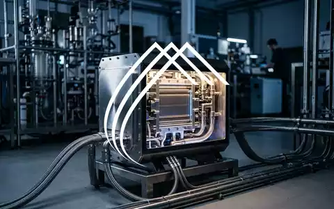 Moderne Wasserstoff-Brennstoffzellentechnologie in einer industriellen Umgebung. - Foto: über boerse-global.de
