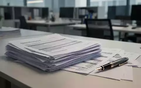 Schreibtisch in einem modernen Büro mit Akten zur Entgeltabrechnung und rechtlichen Unterlagen. - Foto: über boerse-global.de