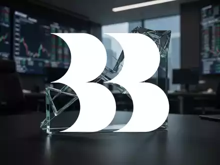 Abstrakte, dunkle Finanzmarkt-Szenerie mit einer abwärts gerichteten Glasstruktur als Symbol für einen Kursrückgang. - Foto: über boerse-global.de