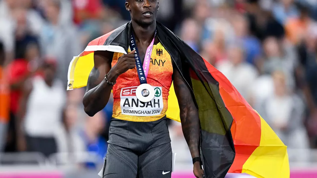 Für Owen Ansah soll es nicht bei der Bronzemedaille über 100 Meter bleiben. - Bild: Sven Hoppe/dpa