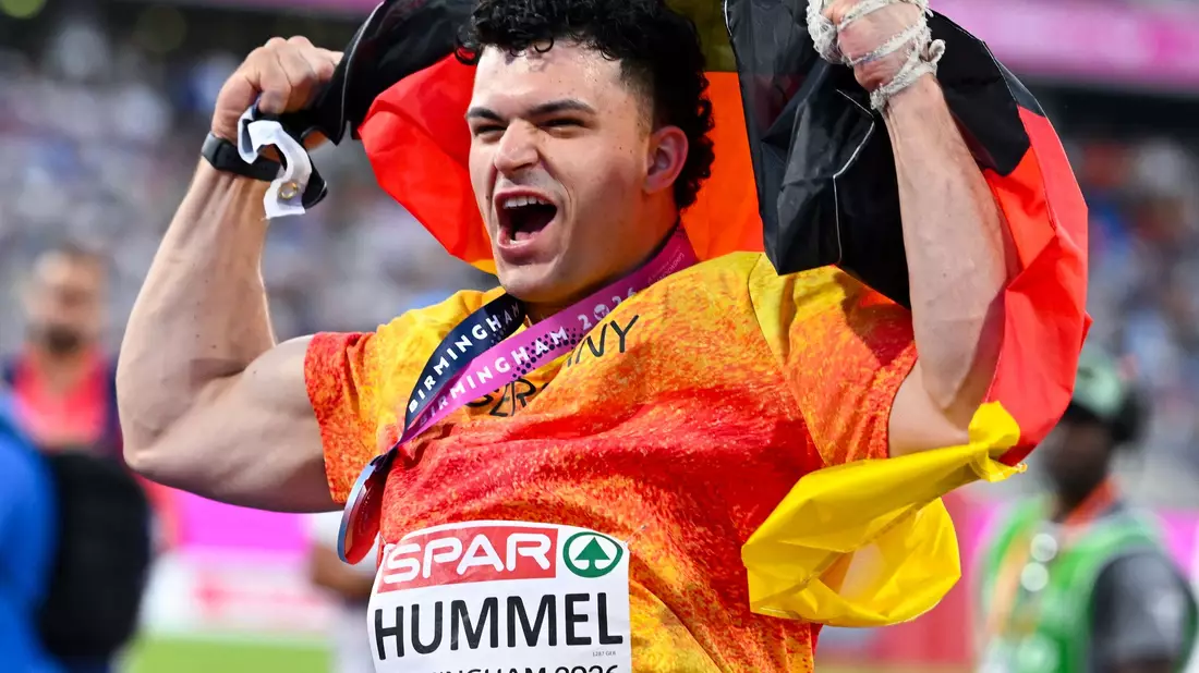 Hammerwerfer Merlin Hummel hat Respekt vor Owen Ansahs Auftritt. - Bild: Sven Hoppe/dpa