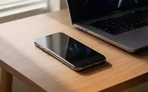 Ein modernes Smartphone auf einem minimalistischen Schreibtisch bei natürlichem Tageslicht. - Foto: über boerse-global.de