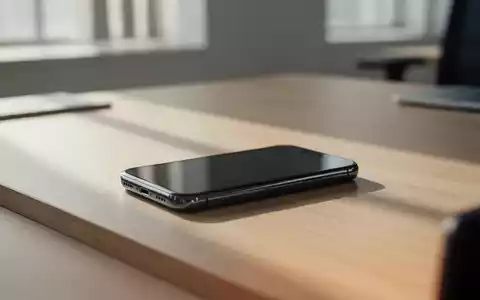 Ein modernes Smartphone liegt auf einem minimalistischen Holztisch in einem hellen, natürlich beleuchteten Büro. - Foto: über boerse-global.de