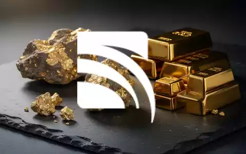 Goldbarren und Golderz auf einer dunklen Oberfläche als Symbol für den Rohstoffmarkt - Foto: über boerse-global.de