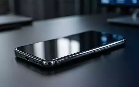 Ein modernes Smartphone auf einem dunklen Schreibtisch, das die Themen Cybersicherheit und digitale Vermögenswerte symbolisiert. - Foto: über boerse-global.de