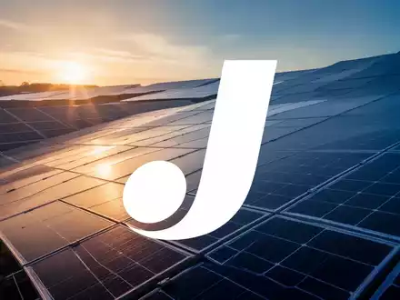 Moderne Photovoltaikanlage bei Sonnenaufgang als Symbol für nachhaltige Solarenergie. - Foto: über boerse-global.de
