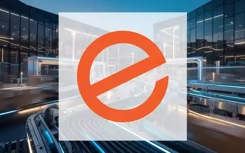 Abstrakte Darstellung eines modernen Logistikzentrums mit dynamischer Lichtstimmung als Symbol für E-Commerce-Wachstum. - Foto: über boerse-global.de