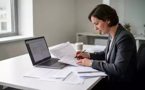 Eine Person sitzt an einem Schreibtisch und arbeitet konzentriert an Unterlagen zur beruflichen Weiterbildung. - Foto: über boerse-global.de