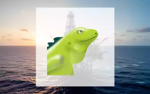 Moderne Offshore-Ölplattform vor einem weiten Ozean bei Sonnenaufgang als Symbol für Energieinvestitionen. - Foto: über boerse-global.de
