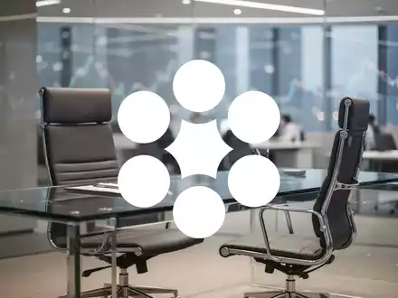 Ein minimalistisches, modernes BĂŒro mit einem eleganten Schreibtisch und professioneller AtmosphĂ€re. - Foto: ĂŒber boerse-global.de