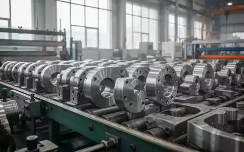 Moderne industrielle Fertigungsanlage mit Metallkomponenten in einer sauberen, professionellen Arbeitsumgebung. - Foto: über boerse-global.de