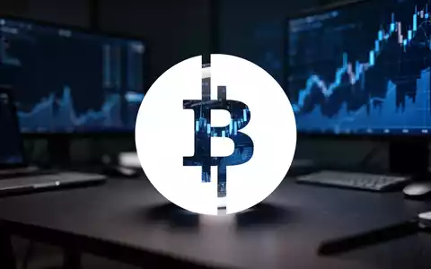 Abstrakte Darstellung eines volatilen Kryptomarktes mit kühler, minimalistischer Beleuchtung. - Foto: über boerse-global.de
