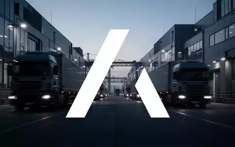Abstrakte Darstellung eines modernen Logistikzentrums in der Dämmerung mit Fokus auf industrielle Infrastruktur. - Foto: über boerse-global.de
