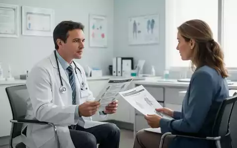 Ein Arzt im Gespräch mit einer Patientin in einer hellen, modernen Arztpraxis während einer medizinischen Beratung. - Foto: über boerse-global.de