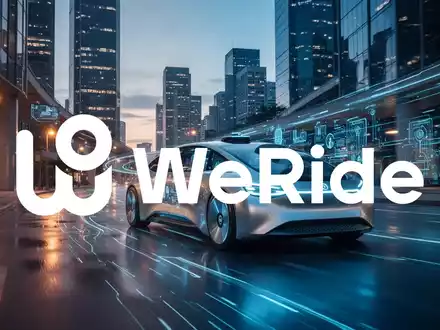 Futuristisches autonomes Fahrzeug in einer modernen Stadt bei Dämmerung, das technologisches Wachstum und Mobilität symbolisiert. - Foto: über boerse-global.de