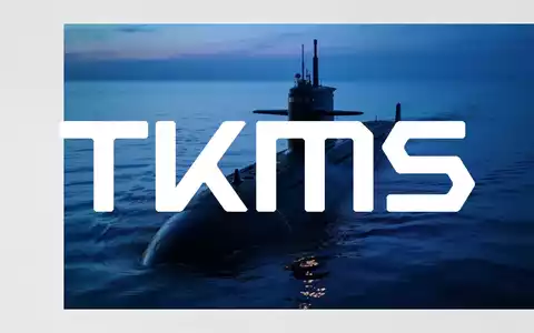 Ein modernes U-Boot im tiefblauen Wasser bei Dämmerung als Symbol für die maritime Industrie. - Foto: über boerse-global.de