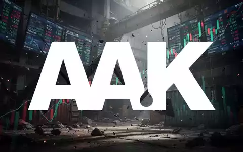 Abstrakte Darstellung einer volatilen Marktentwicklung mit abwärts gerichteter Dynamik in einem industriellen Kontext. - Foto: über boerse-global.de