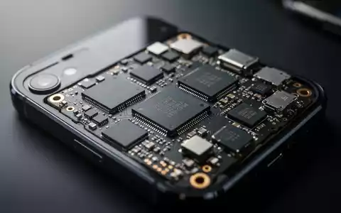 Nahaufnahme einer Smartphone-Hauptplatine mit Fokus auf die Speicherchips zur Veranschaulichung technischer Hardware. - Foto: über boerse-global.de