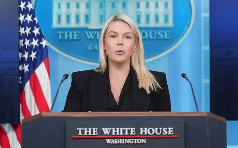 Trumps Pressesprecherin Leavitt geht. (Archivbild) - Foto: Alex Brandon/AP/dpa