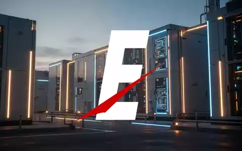 Moderne industrielle Energiespeicheranlage bei Dämmerung mit leuchtenden Indikatoren als Symbol für Wachstum und Ertrag - Foto: über boerse-global.de