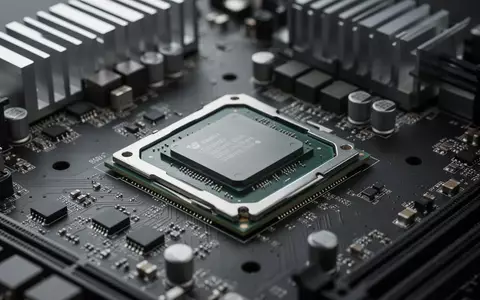 Nahaufnahme eines modernen Computer-Mainboards mit Fokus auf den Prozessor und die umliegenden elektronischen Bauteile. - Foto: über boerse-global.de