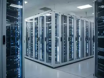 Moderne Serverräume in einer nigerianischen IT-Einrichtung als Symbol für die neue digitale Regulierung und KI-Aufsicht. - Foto: über boerse-global.de