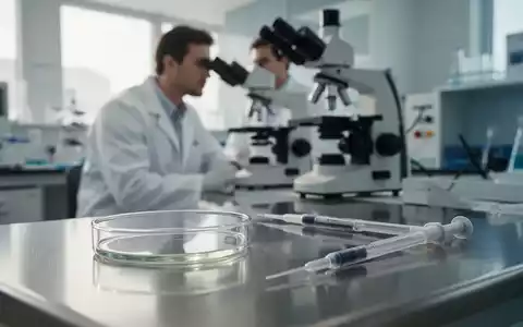 Ein Wissenschaftler arbeitet in einem modernen medizinischen Labor an einem Mikroskop. - Foto: über boerse-global.de