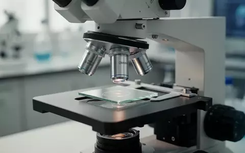 Ein hochmodernes Lichtmikroskop in einem medizinischen Forschungslabor, das wissenschaftliche Untersuchungen symbolisiert. - Foto: über boerse-global.de