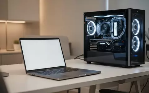 Ein moderner, aufgeräumter Arbeitsplatz mit einem High-End-Laptop und einem leistungsstarken Desktop-PC. - Foto: über boerse-global.de