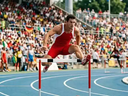 Ein Zehnkämpfer während eines Leichtathletik-Wettkampfs im Stadion bei einer Europameisterschaft. - Foto: über boerse-global.de