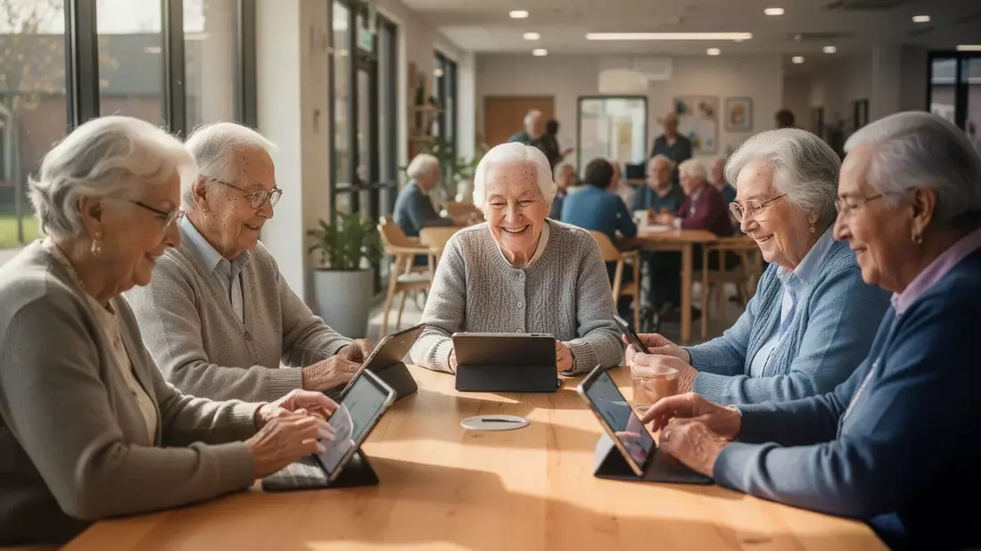 Digitalcafé Dresden: Senioren lernen den Umgang mit Smartphone & Co.