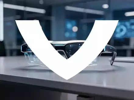 Futuristische Smart Glasses auf einem modernen Schreibtisch als Symbol für fortschrittliche Augmented-Reality-Technologie. - Foto: über boerse-global.de