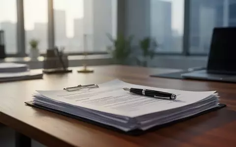 Ein Schreibtisch mit juristischen Unterlagen und einem Füllfederhalter in einem modernen Büro. - Foto: über boerse-global.de