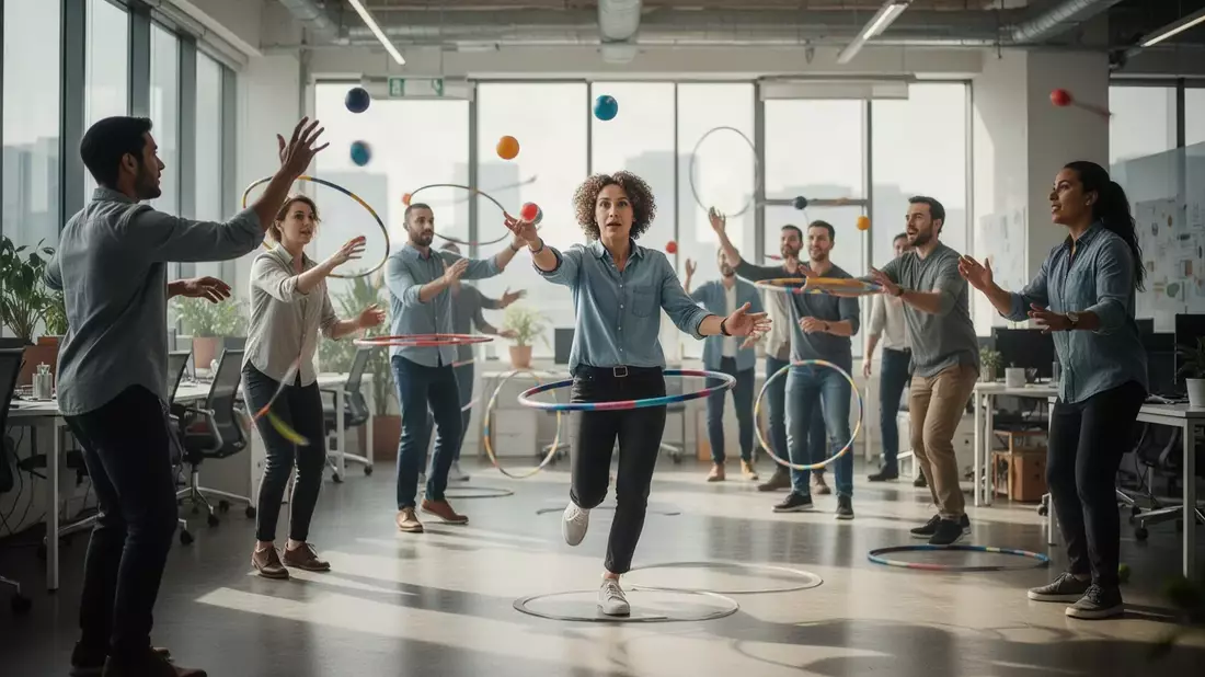 Zirkus-Skills in Dortmund: Bewegungsförderung für den Arbeitsplatz