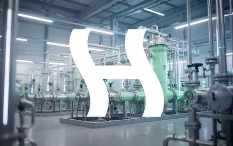 Moderne Industrieanlage zur Wasserstoffproduktion in einer sauberen, technologisch fortschrittlichen Umgebung. - Foto: über boerse-global.de