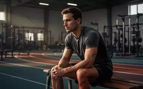 Ein konzentrierter Sportler bereitet sich in einer ruhigen Trainingshalle mental auf einen Wettkampf vor. - Foto: über boerse-global.de