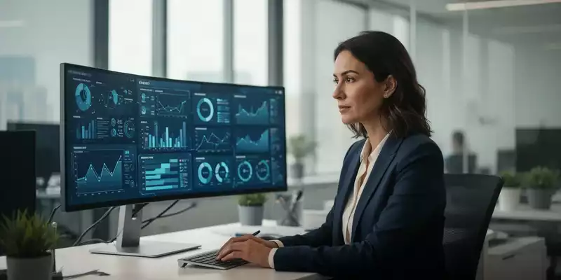 Personalverantwortlicher in einem modernen Büro betrachtet Daten an einem Bildschirm, während er über KI-Entscheidungen nachdenkt. - Foto: über boerse-global.de